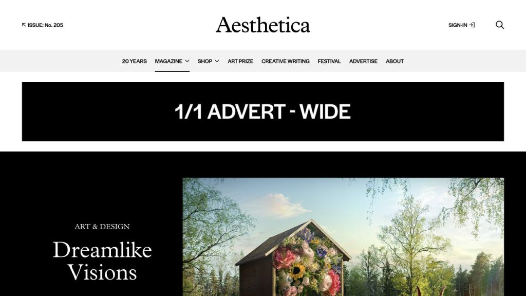 Aesthetica forthcoming article template